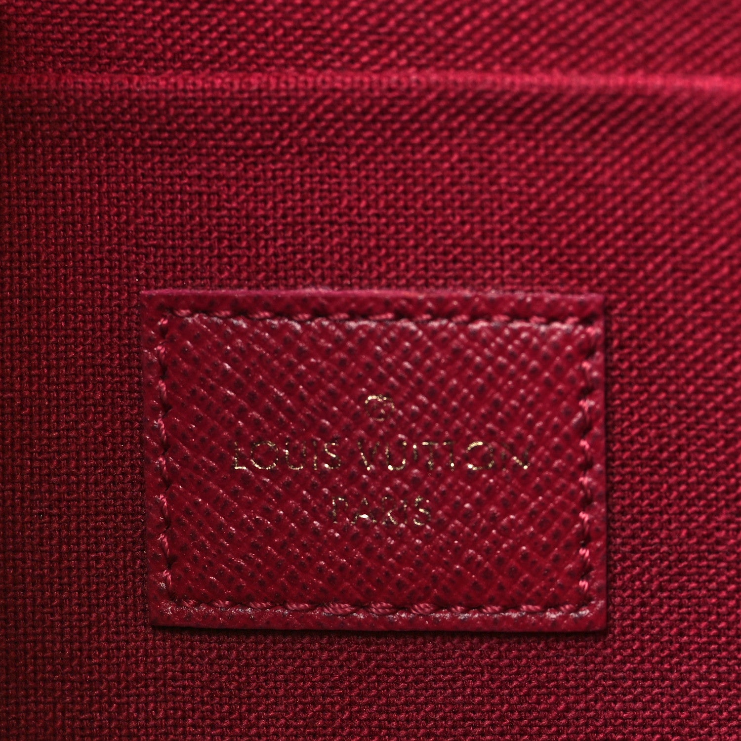 Louis Vuitton Monogram Pochette Felicie Chain Wallet Fuchsia 5 of 9