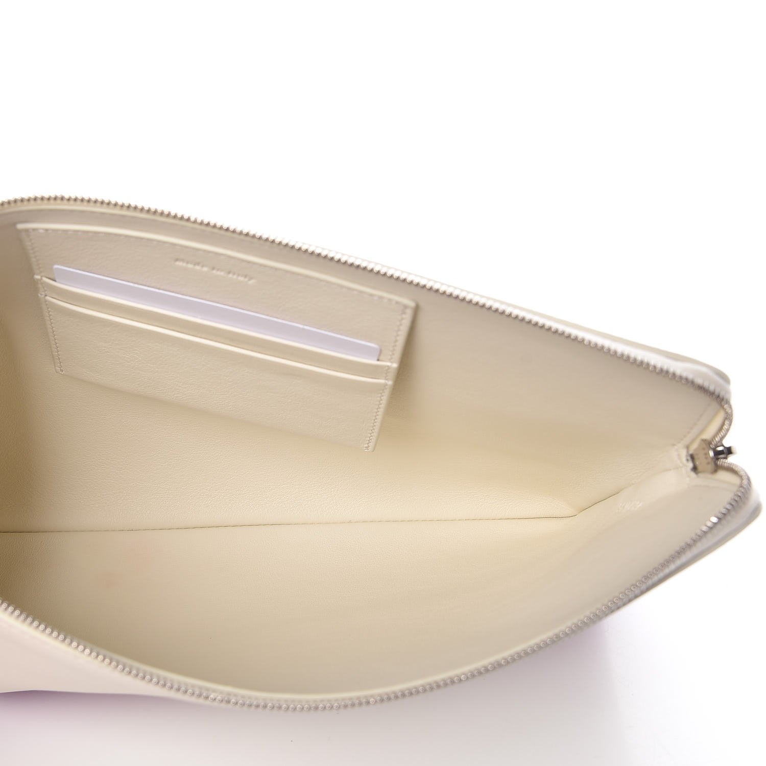 Celine Lambskin Bi-Color Solo Clutch Pouch White Magenta 5 of 8