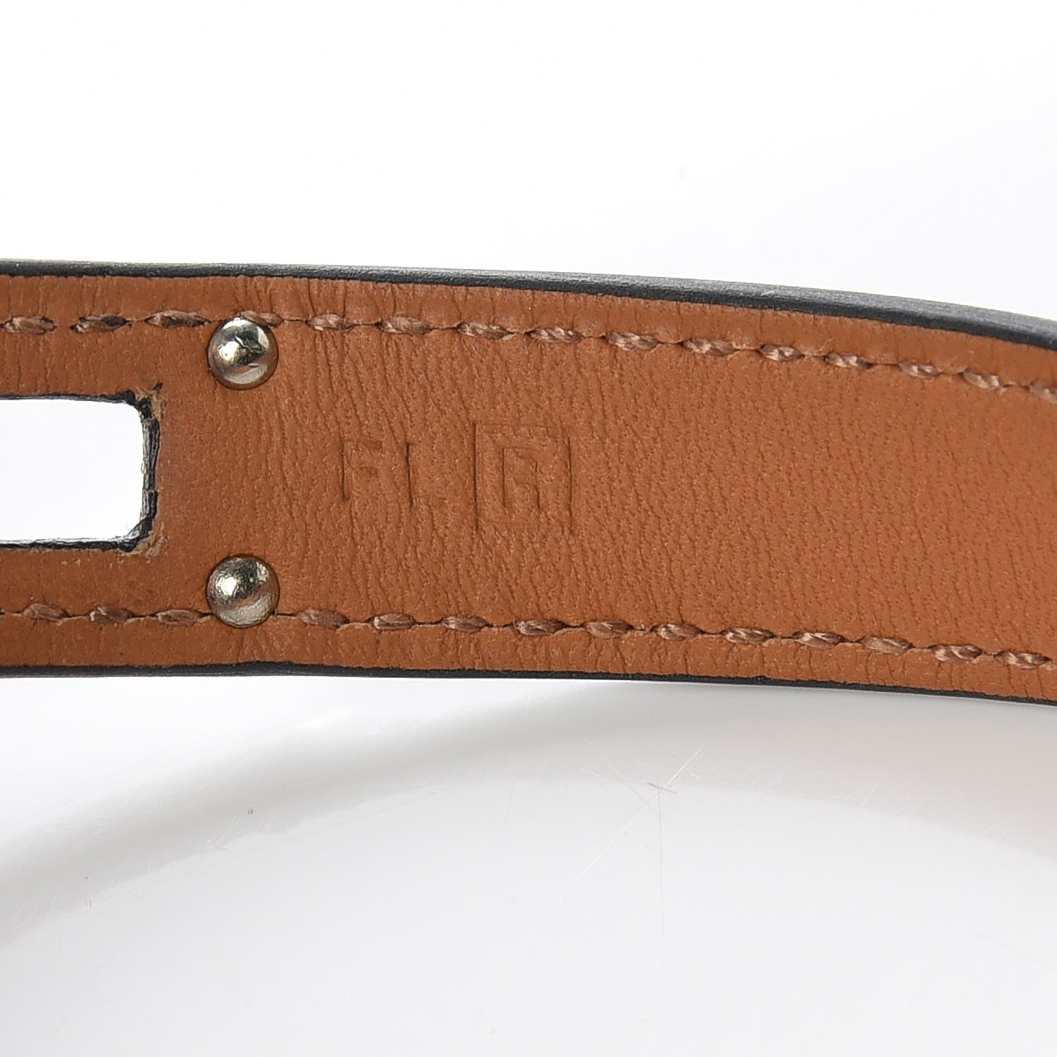 Hermes Box Kelly Double Tour Bracelet S Black 5 of 8