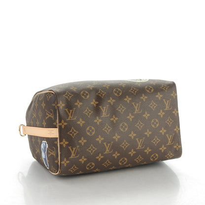 Louis Vuitton Monogram World Tour Speedy Bandouliere 30 4 of 7