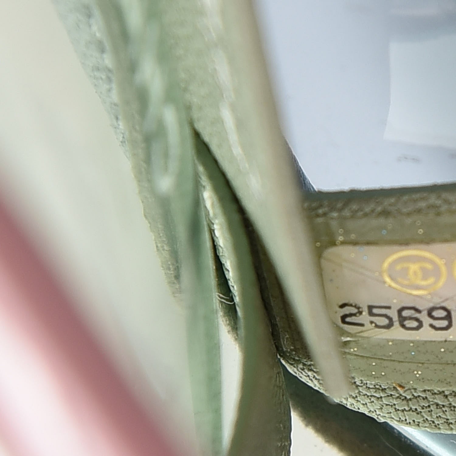 Chanel Lambskin PVC Quilted Mini Coco Splash Flap Blue Green 9 of 15