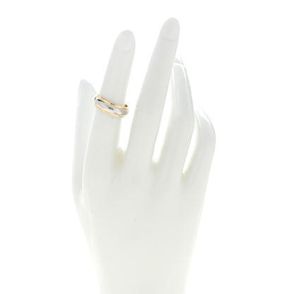 Tiffany Platinum 18K Yellow Gold 6mm Together Milgrain Wedding Band Ring 51 5.75 2 of 5
