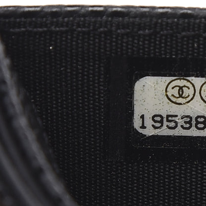Chanel Caviar Timeless CC Card Holder Black 8 of 9