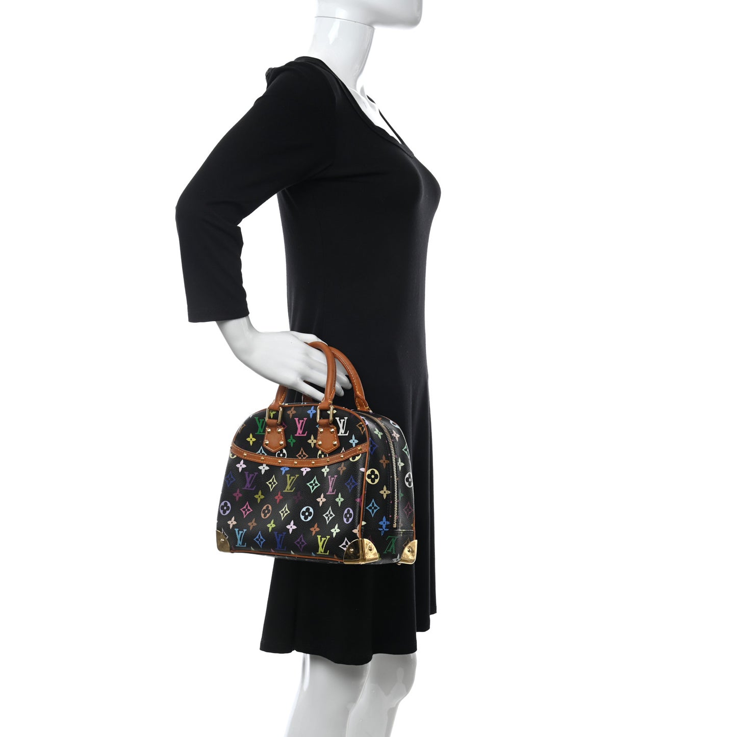 Monogram Multicolor Trouville Black