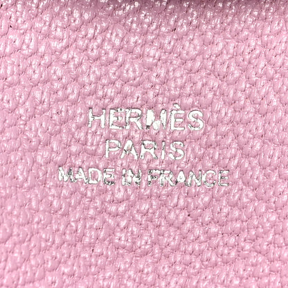 Hermes Chevre Mysore Bastia Coin Purse Mauve Sylvestre 6 of 6