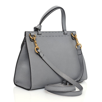 Gucci Cellarius Calfskin Mini GG Marmont Top Handle Bag Deep Grey 3 of 14