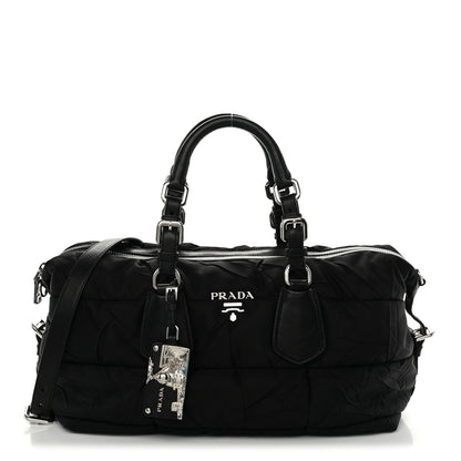 Prada Crispy Nylon Bauletto Black 1 of 9
