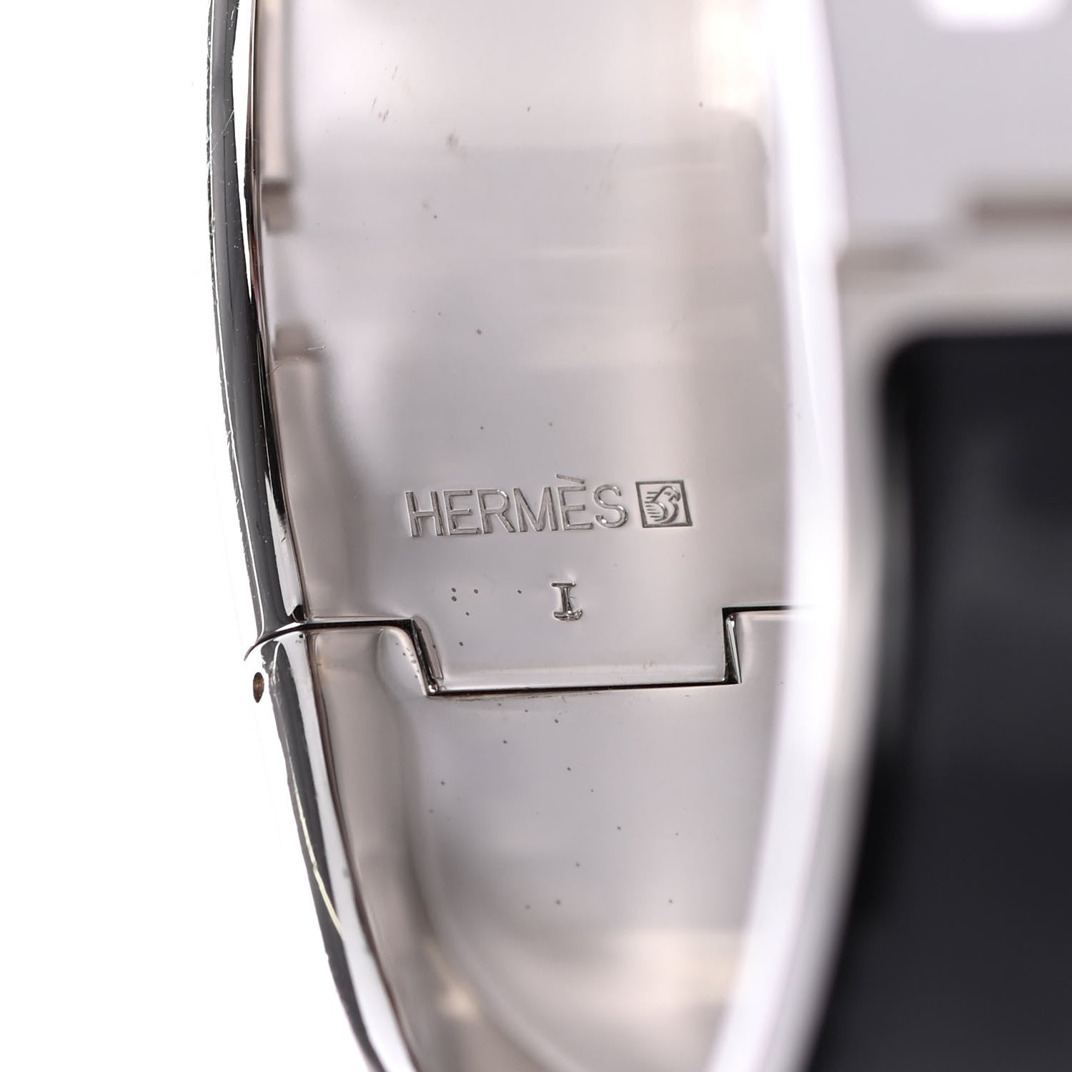 Hermes Enamel Wide Clic Clac H Bracelet GM Black 4 of 4