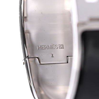 Hermes Enamel Wide Clic Clac H Bracelet GM Black 4 of 4