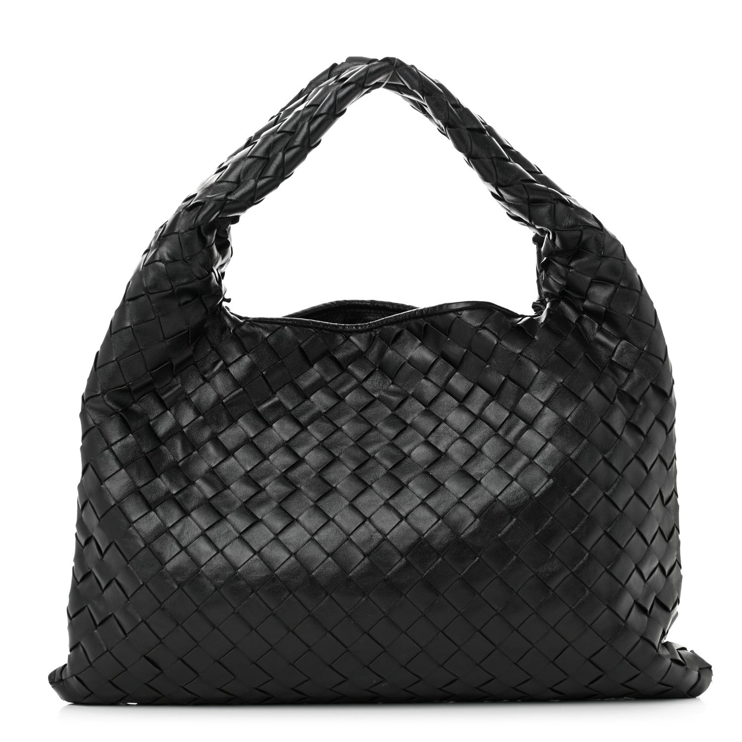 Bottega Veneta Calfskin Intrecciato Small Hop Black 1 of 13
