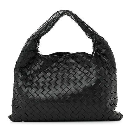 Bottega Veneta Calfskin Intrecciato Small Hop Black 1 of 13