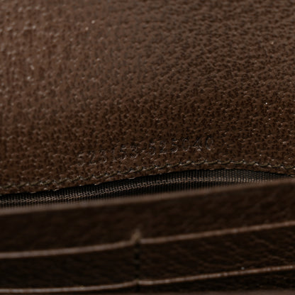 Gucci GG Supreme Monogram Web Ophidia Continental Wallet Brown 6 of 8