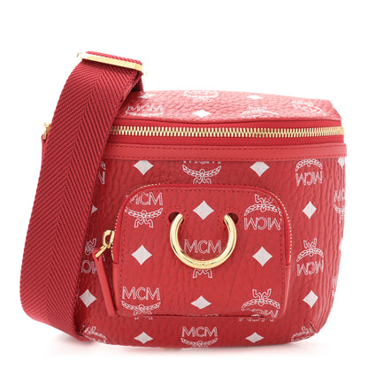 MCM New Years Visetos Small Klassik Crossbody Viva Red 1 of 11