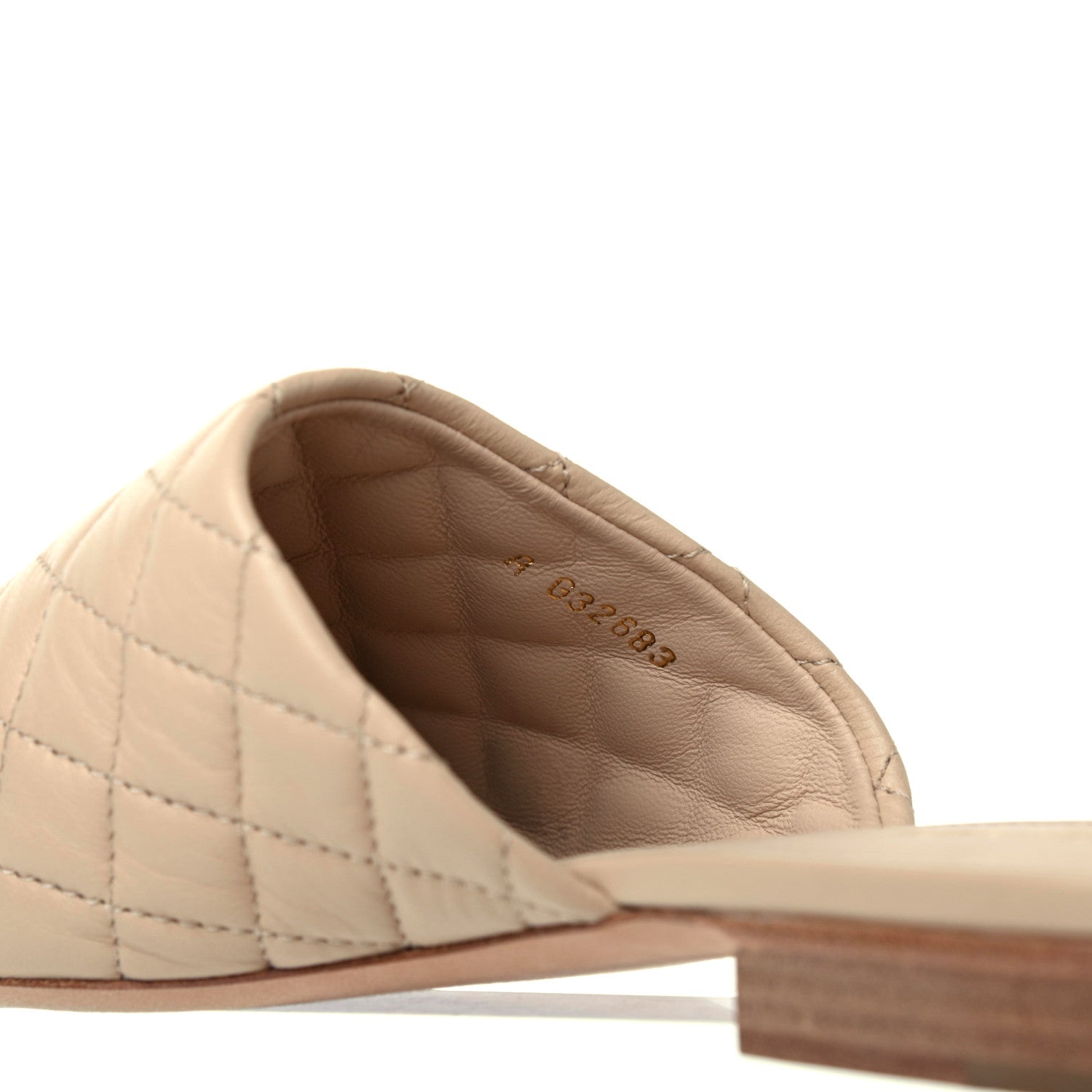 Chanel Lambskin Quilted Chain Mules 40 Beige Black 10 of 11