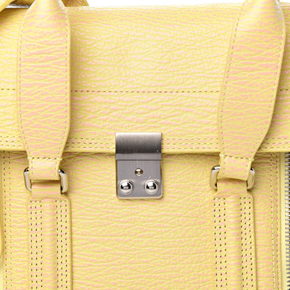 3.1 Phillip Lim 3.1 Textured Calfskin Medium Pashli Satchel Pollen Buff 10 of 12