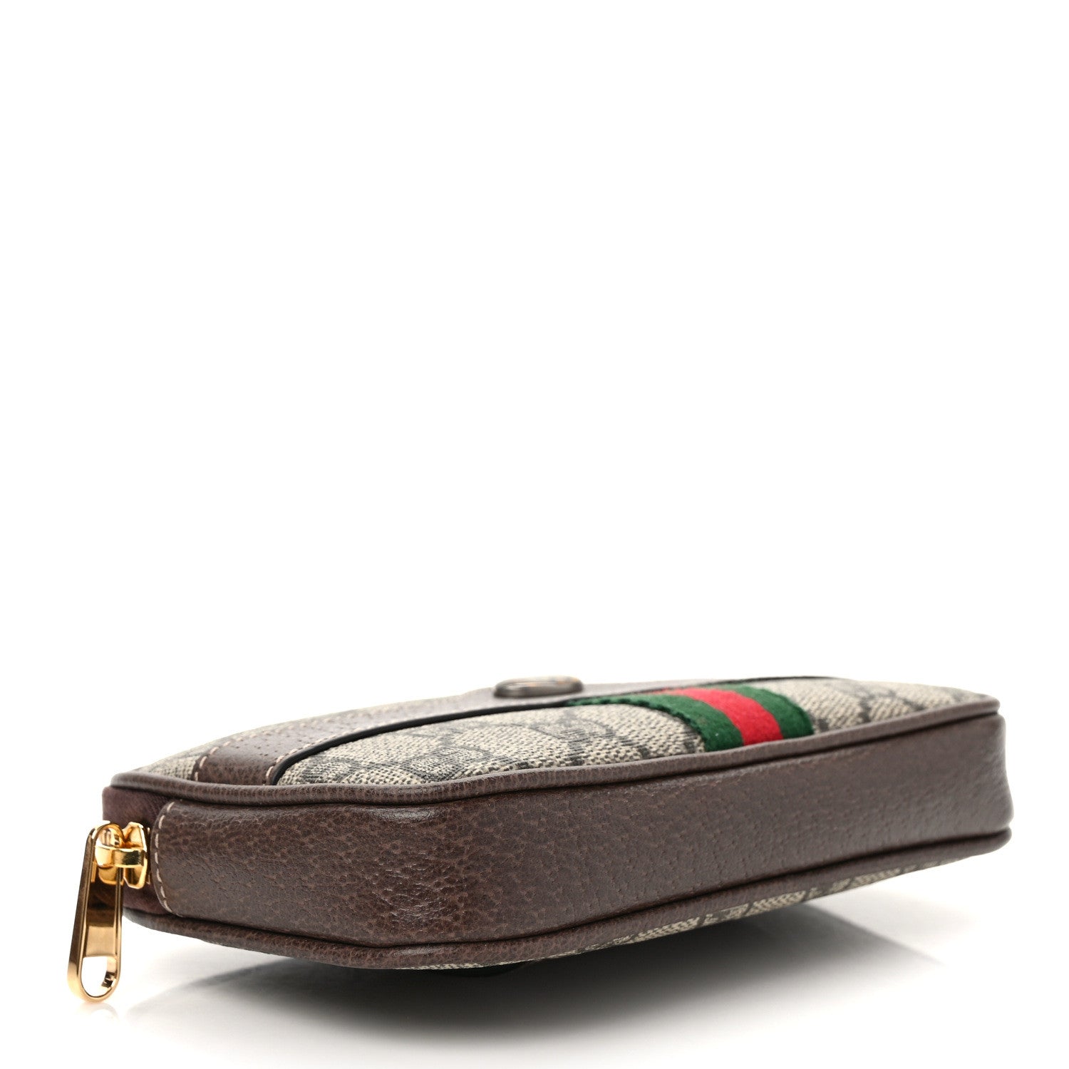 Gucci GG Supreme Monogram Ophidia Belted iPhone Case 85 34 Dark Brown 4 of 10