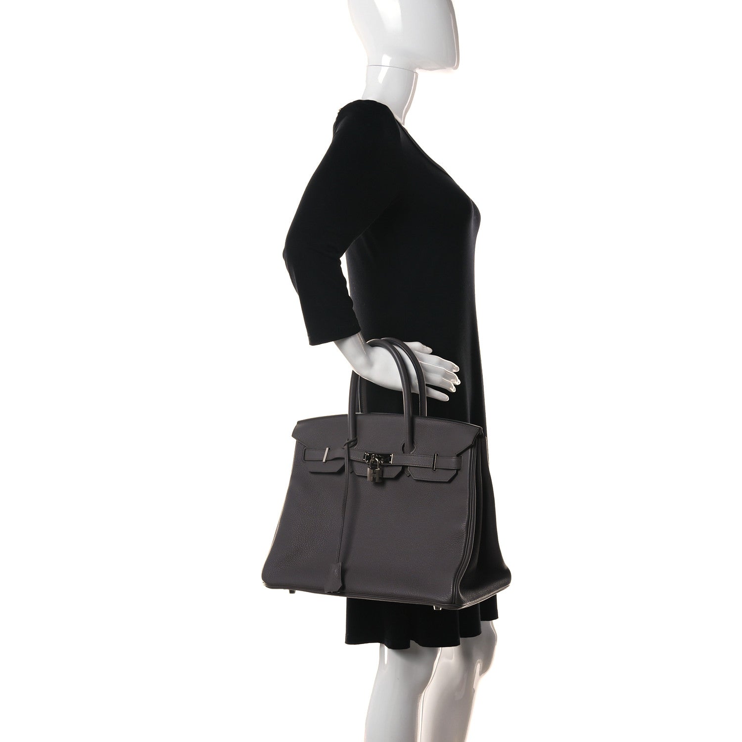 Hermes Togo Birkin 35 Etain 2 of 15