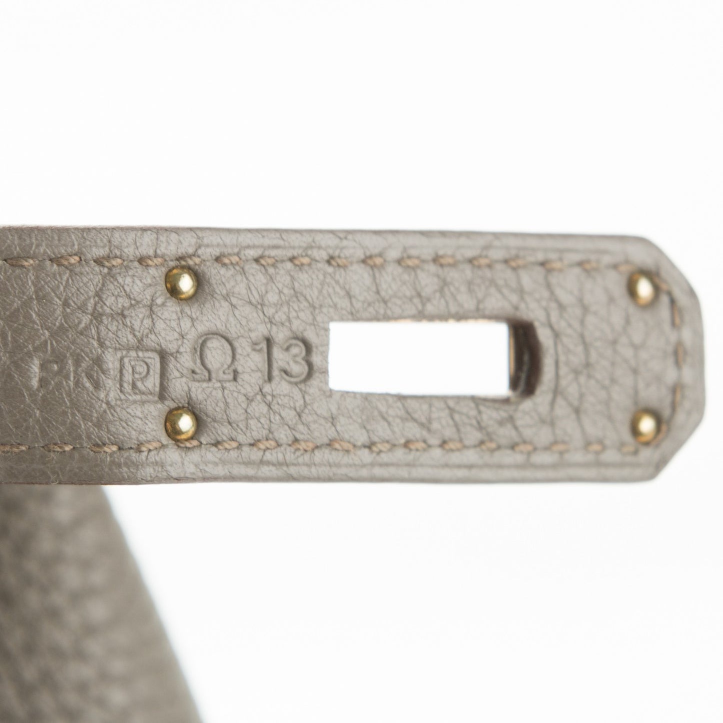 Taurillon Clemence Lizard Club Birkin 30 Etain Graphite