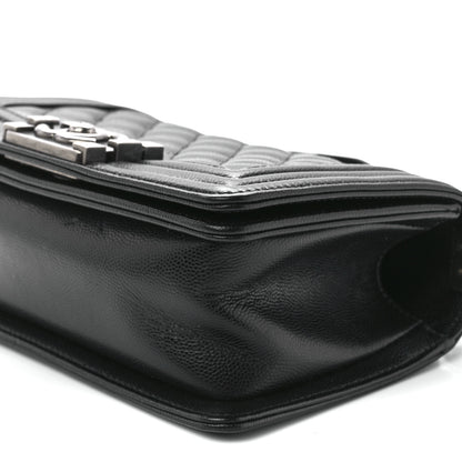 Chanel Caviar Quilted Small Boy Flap Black 11 of 11