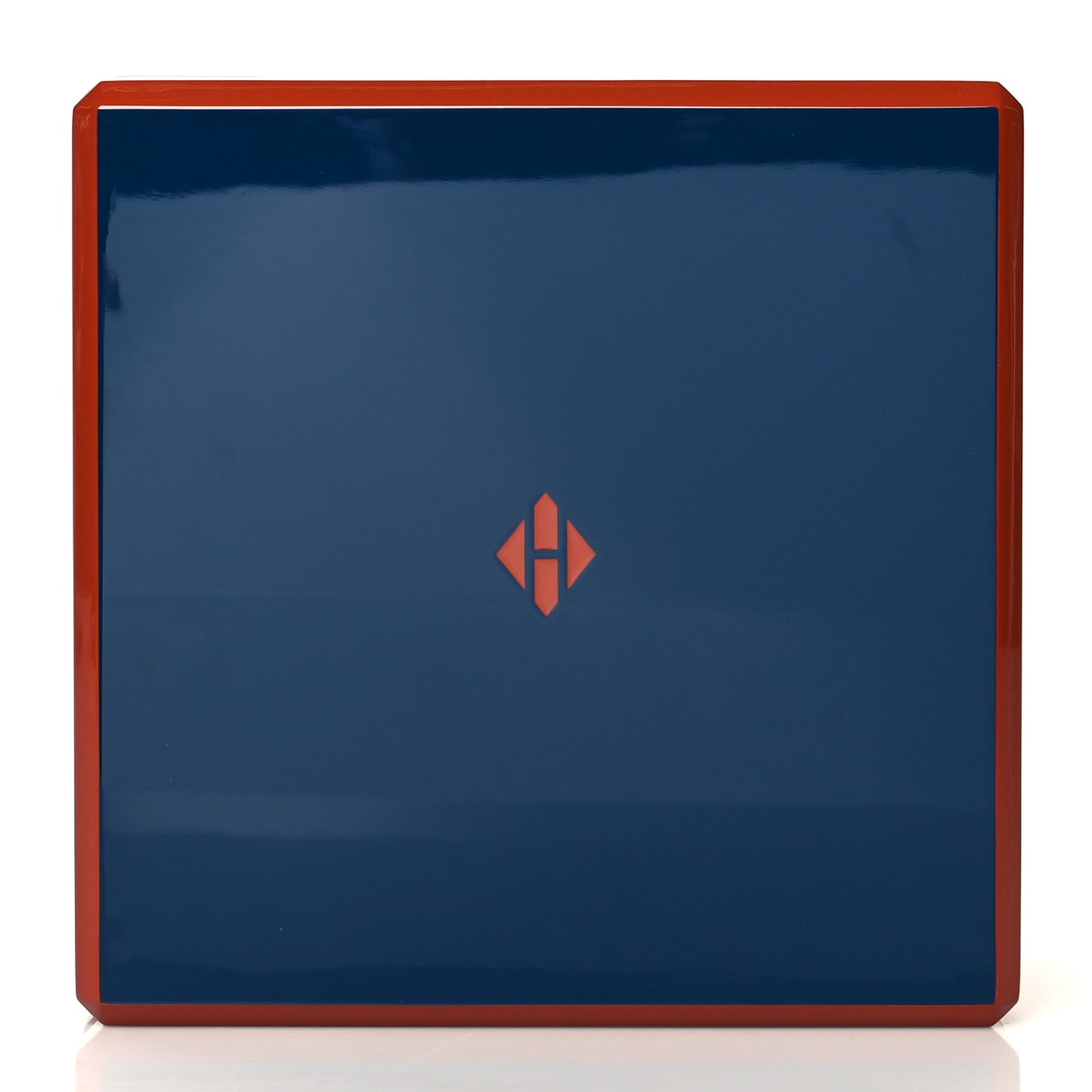 Lacquered Wood Facettes Watch Box Bleu Biarritz