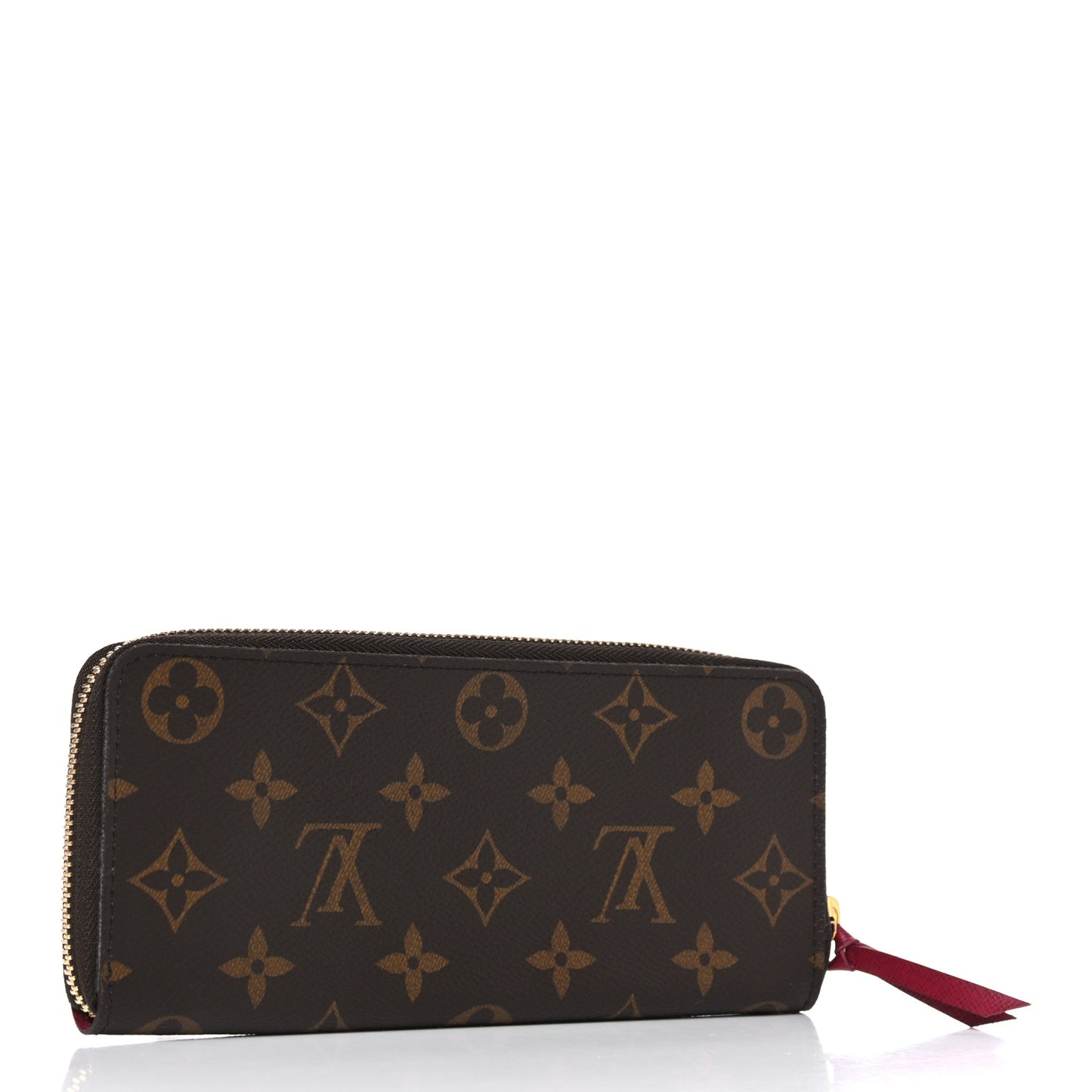 Monogram Clemence Wallet Fuchsia