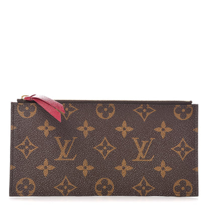 Louis Vuitton Monogram Felicie Chain Wallet Zippered Insert Fuchsia 1 of 6