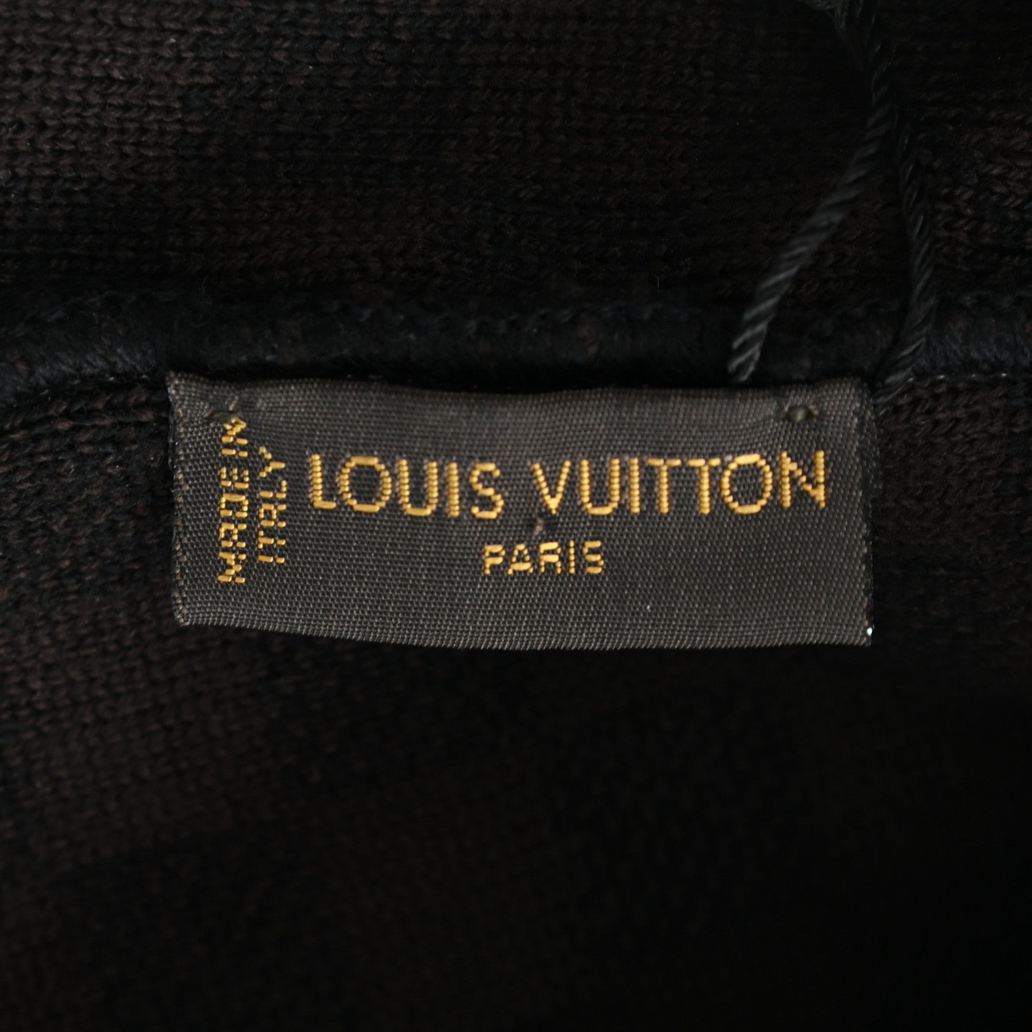 Louis Vuitton Wool Bonnet Petit Damier Beanie Hat Black Brown 5 of 6