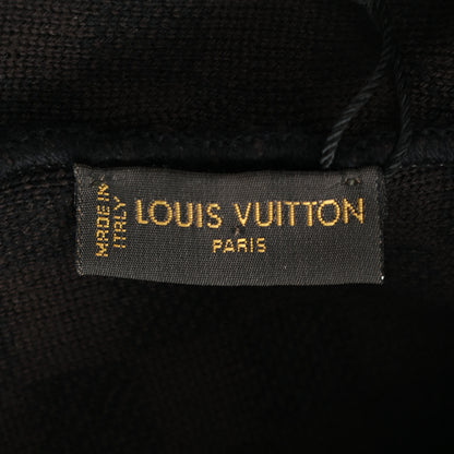 Louis Vuitton Wool Bonnet Petit Damier Beanie Hat Black Brown 5 of 6