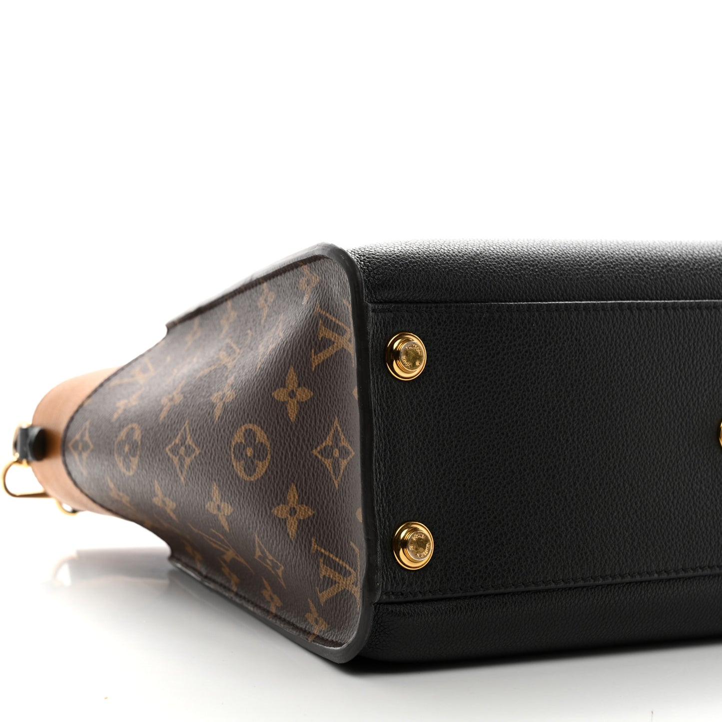 Calfskin Monogram On My Side Black
