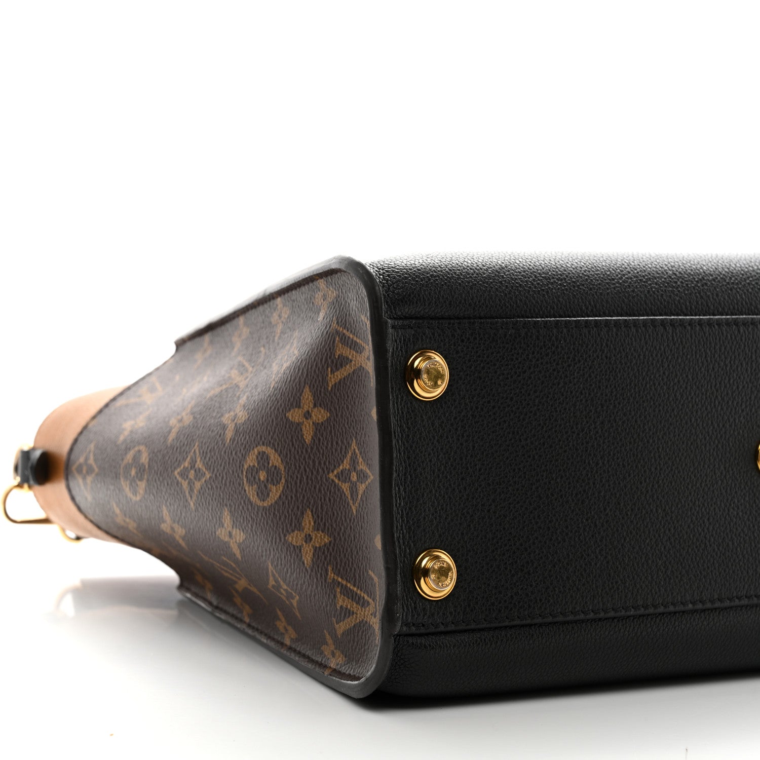 Louis Vuitton Calfskin Monogram On My Side Black 8 of 10