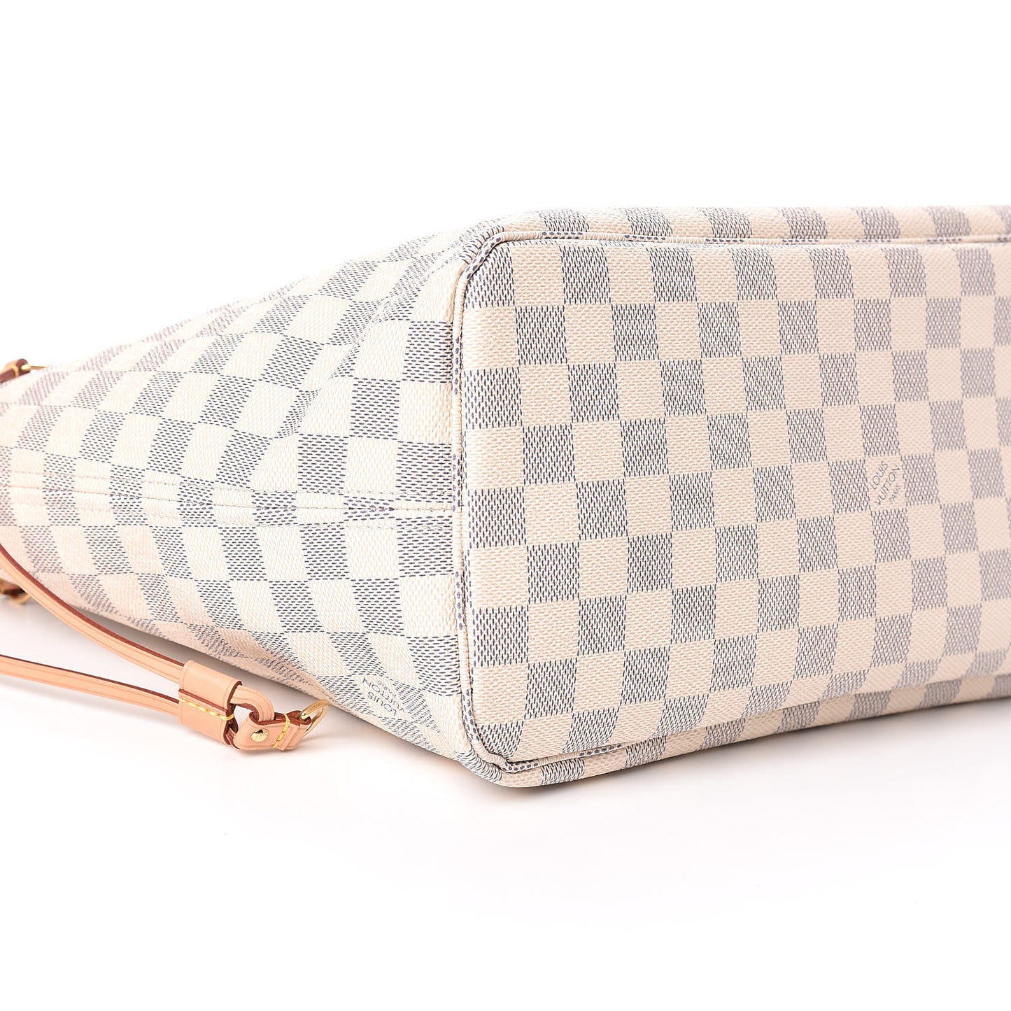 Damier Azur Neo Neverfull MM Rose Ballerine