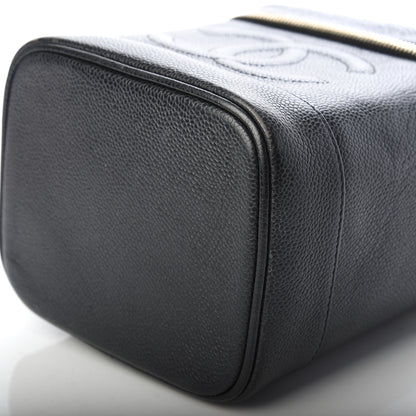 Chanel Caviar Cosmetic Vanity Bag Black 6 of 8