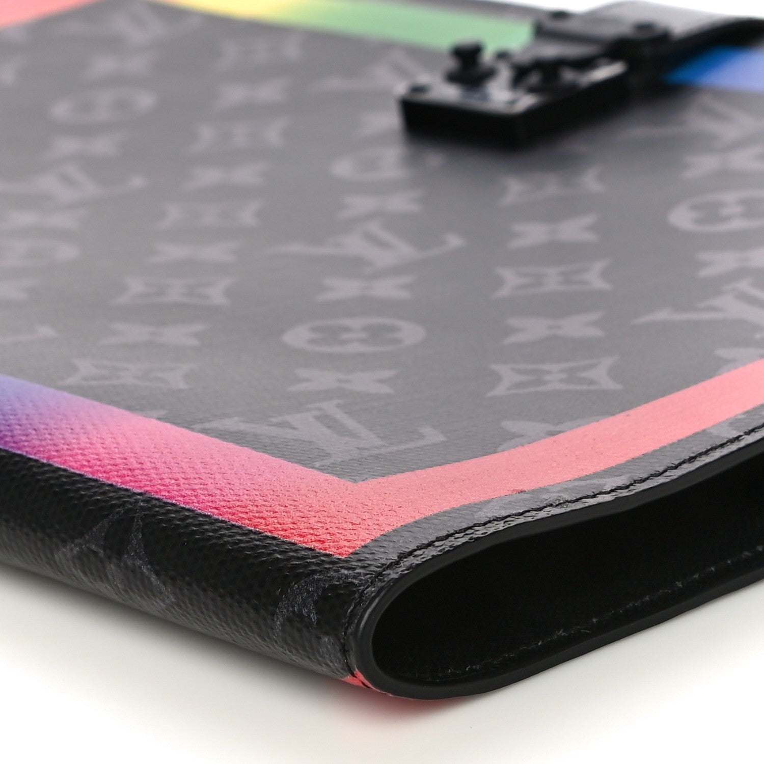 Louis Vuitton Monogram Eclipse Rainbow Franck Folder 9 of 12
