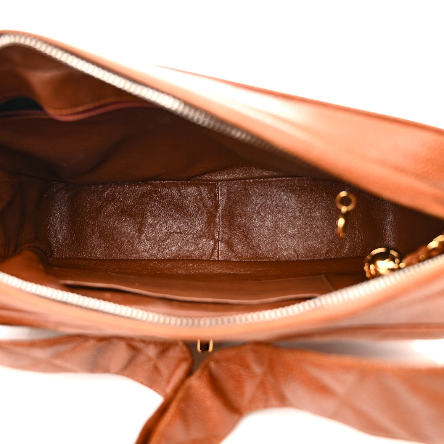Chanel Caviar Quilted Flap Camera Case Brown 5 of 15