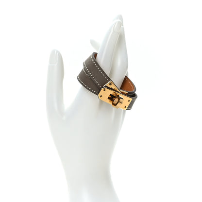 Hermes Swift Kelly Double Tour Bracelet Etoupe 2 of 5