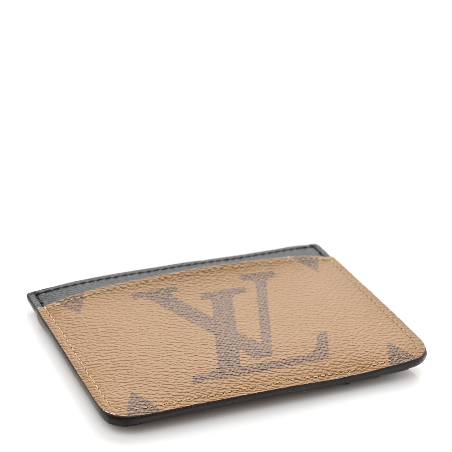 Reverse Monogram Side Up Card Holder