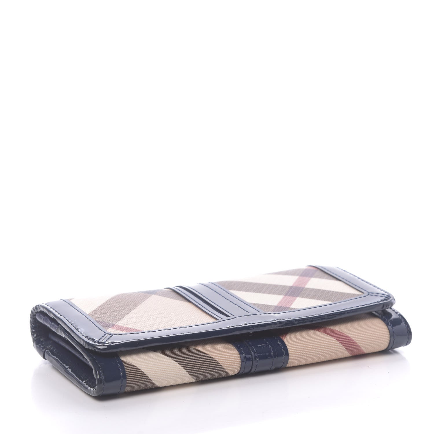 Burberry Supernova Check Penrose Continental Wallet Blue 4 of 8