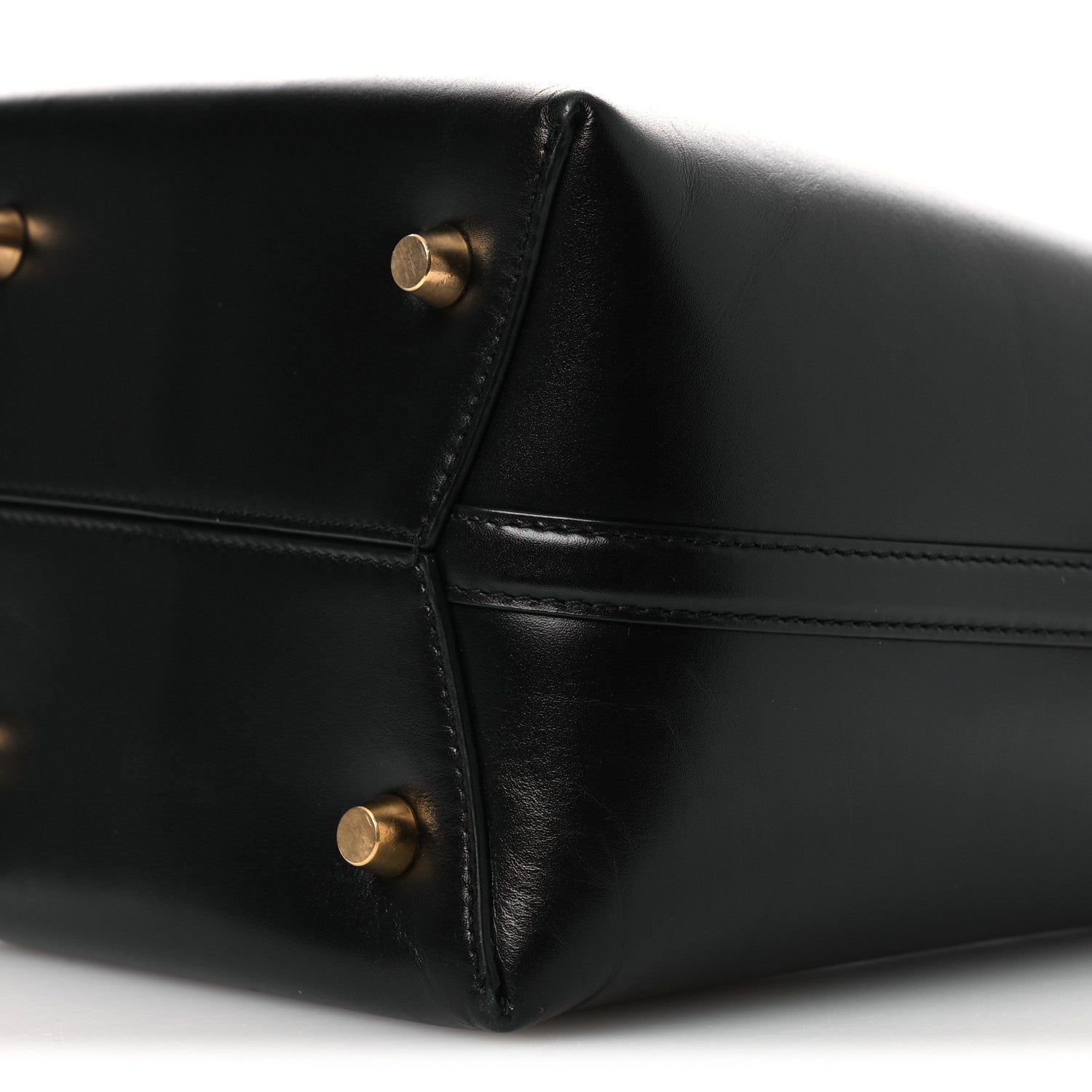 Saint Laurent Smooth Shiny Calfskin Monogram Le 37 Small Bucket Bag Black 10 of 15