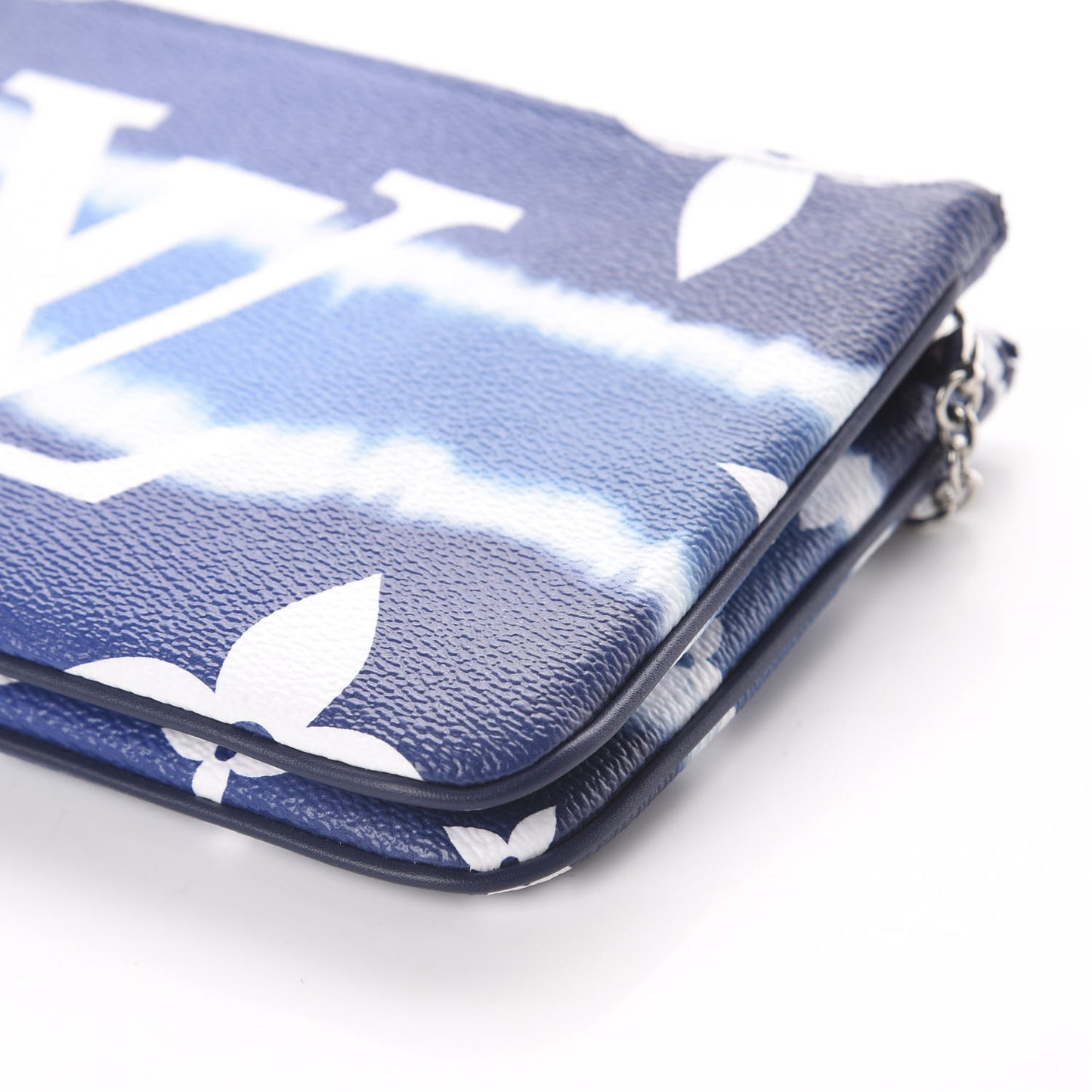Monogram Giant Escale Double Zip Pochette Blue