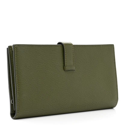 Hermes Chevre Mysore Bearn Gusset Wallet Canopee 3 of 11