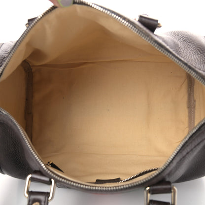 Gucci Calfskin Vintage Web Medium Boston Dark Brown 5 of 21