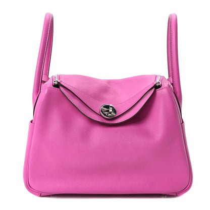 Hermes Swift Epsom Lindy 30 Tressage De Cuir Magnolia Bleu Saphir Craie 1 of 10