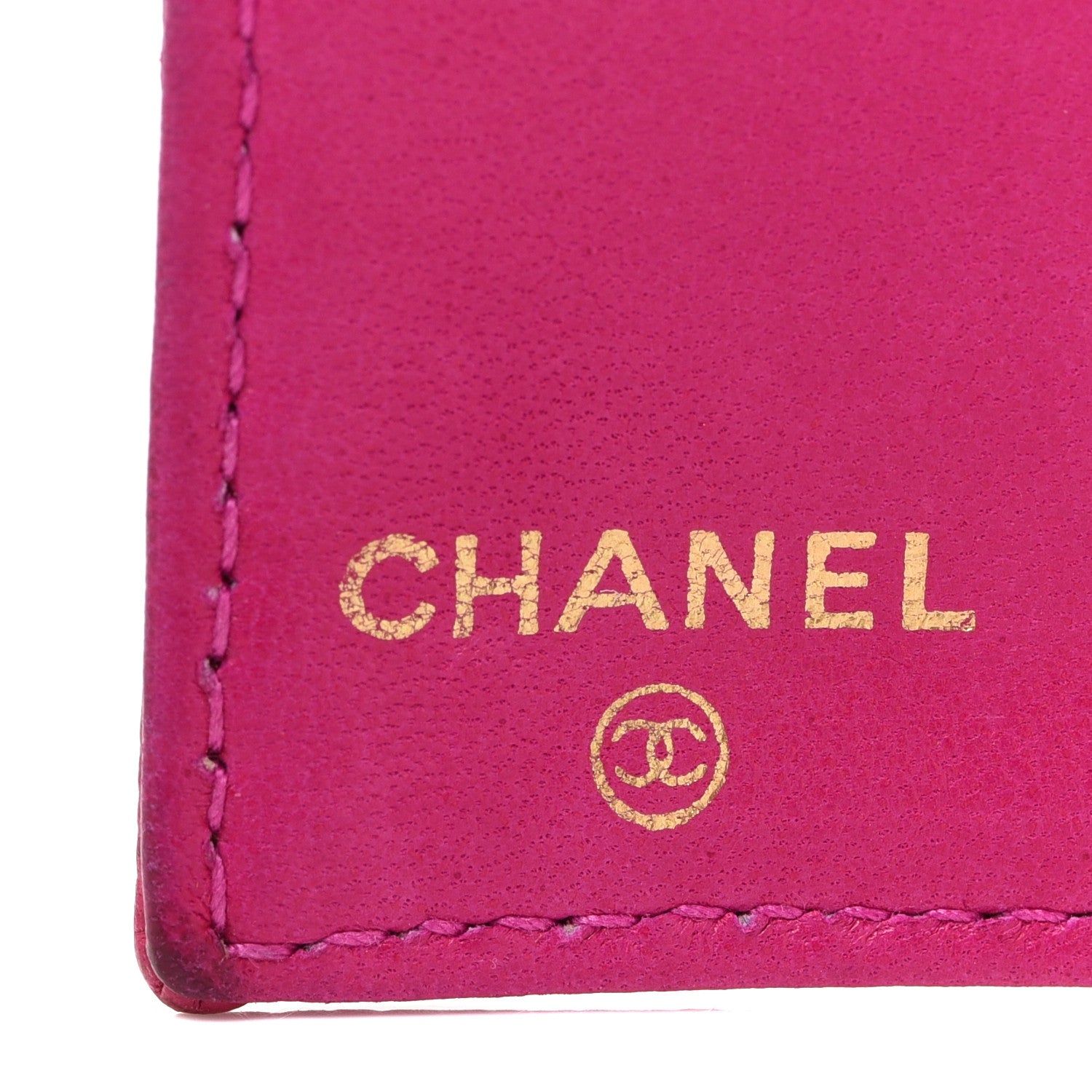 Chanel Caviar Timeless CC French Wallet Dark Pink 6 of 15