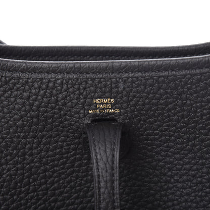 Hermes Taurillon Clemence Evelyne TPM Black 6 of 11