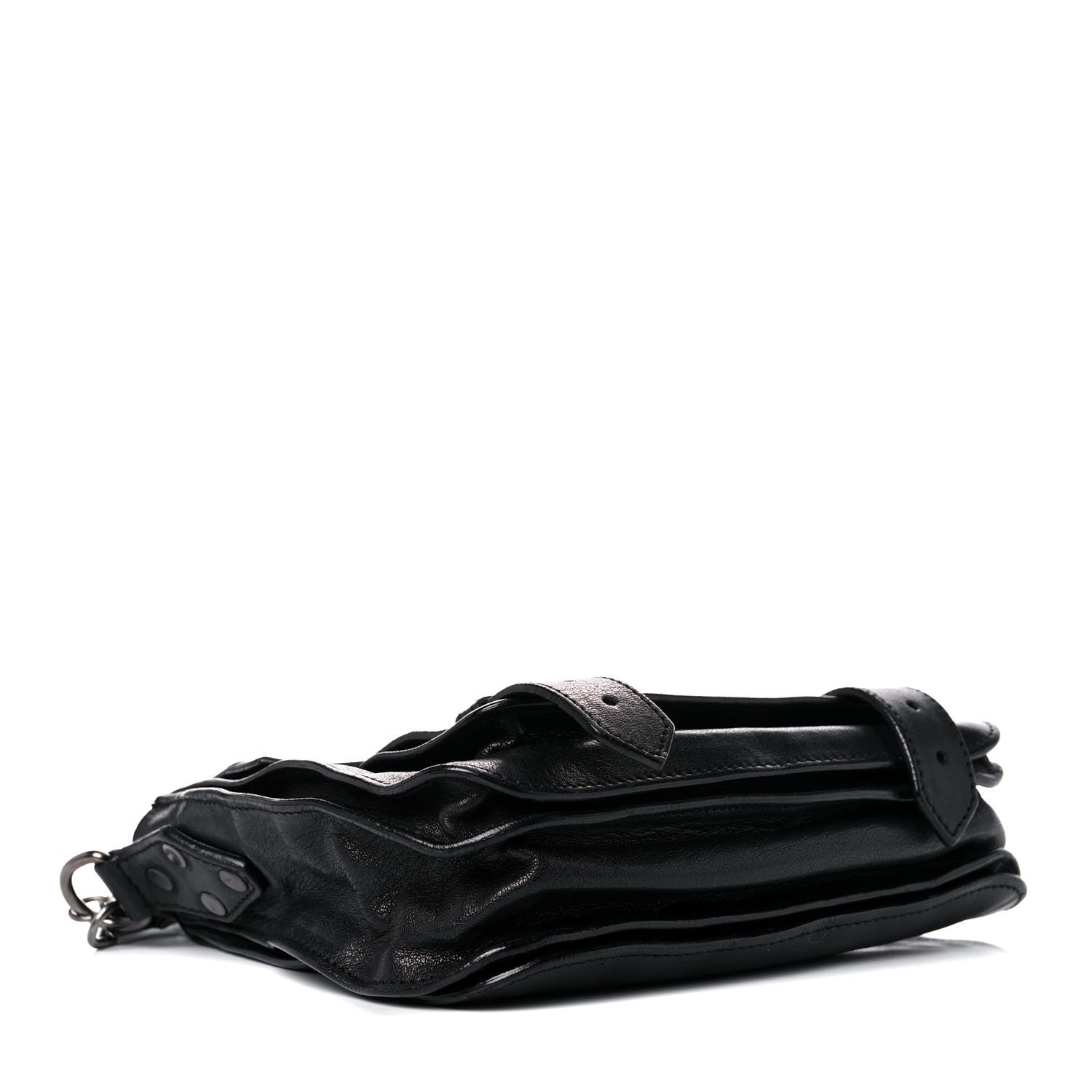 Proenza Schouler Lambskin PS1 Mini Pouch Messenger Black 4 of 12