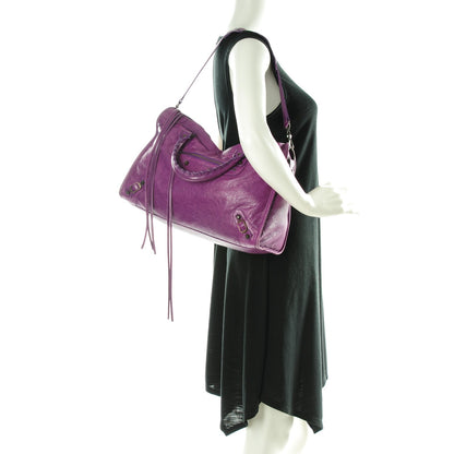 Balenciaga Agneau Classic Hardware City Ultraviolet 2 of 8