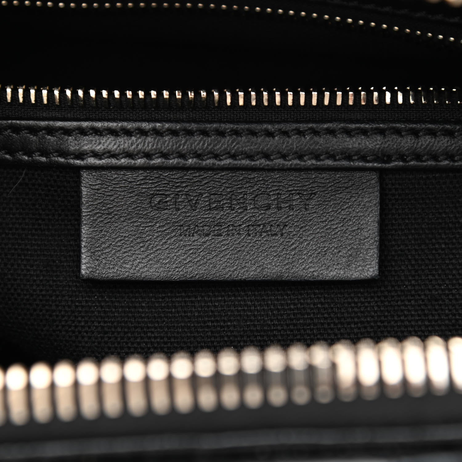 Givenchy Calfskin Crocodile Embossed Small Antigona Black 6 of 10