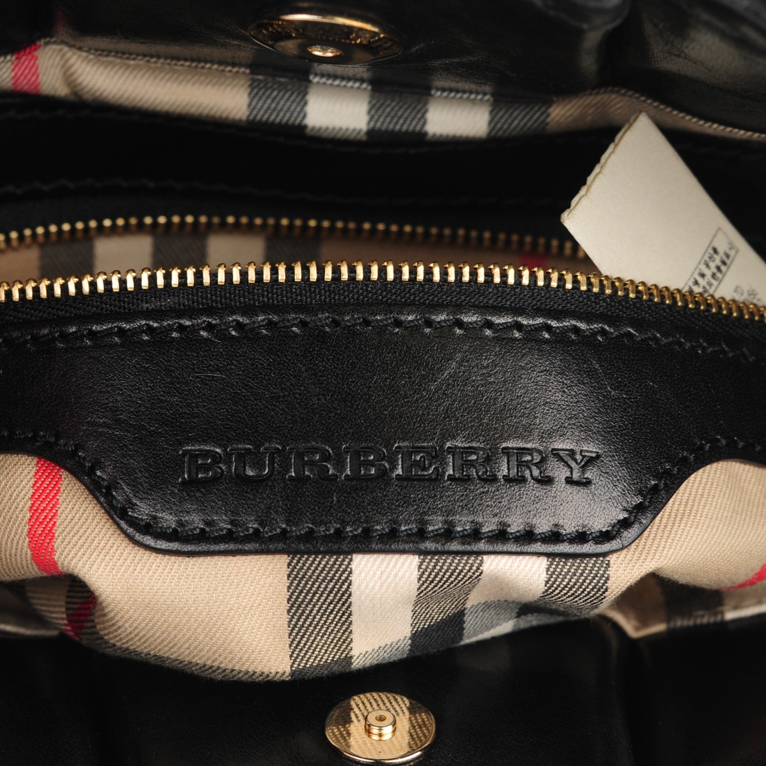 Burberry Grainy Calfskin Tote Black 6 of 8
