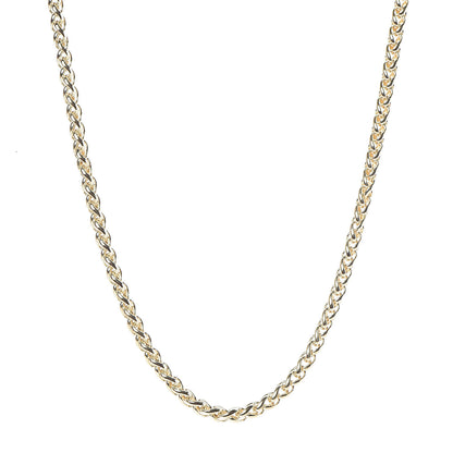 David Yurman 18K Yellow Gold 4mm Wheat Chain Necklace 16" 1 of 5