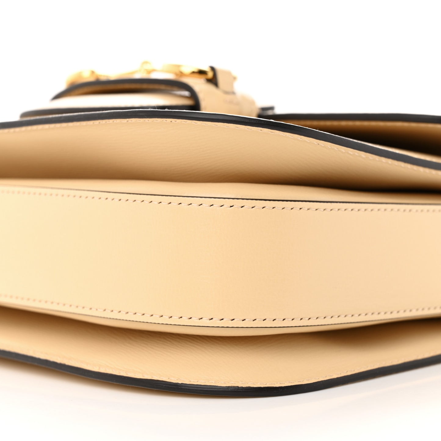 Azalea Calfskin Horsebit 1955 Shoulder Bag Bubble Tea